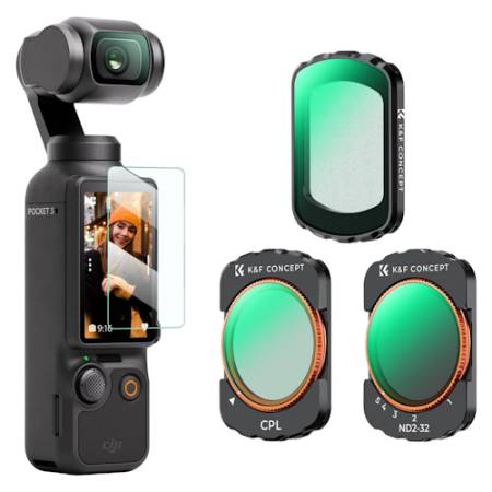 K&F Concept SKU.2148 - zestaw, filtry magnetyczne do DJI Osmo Pocket 3_1